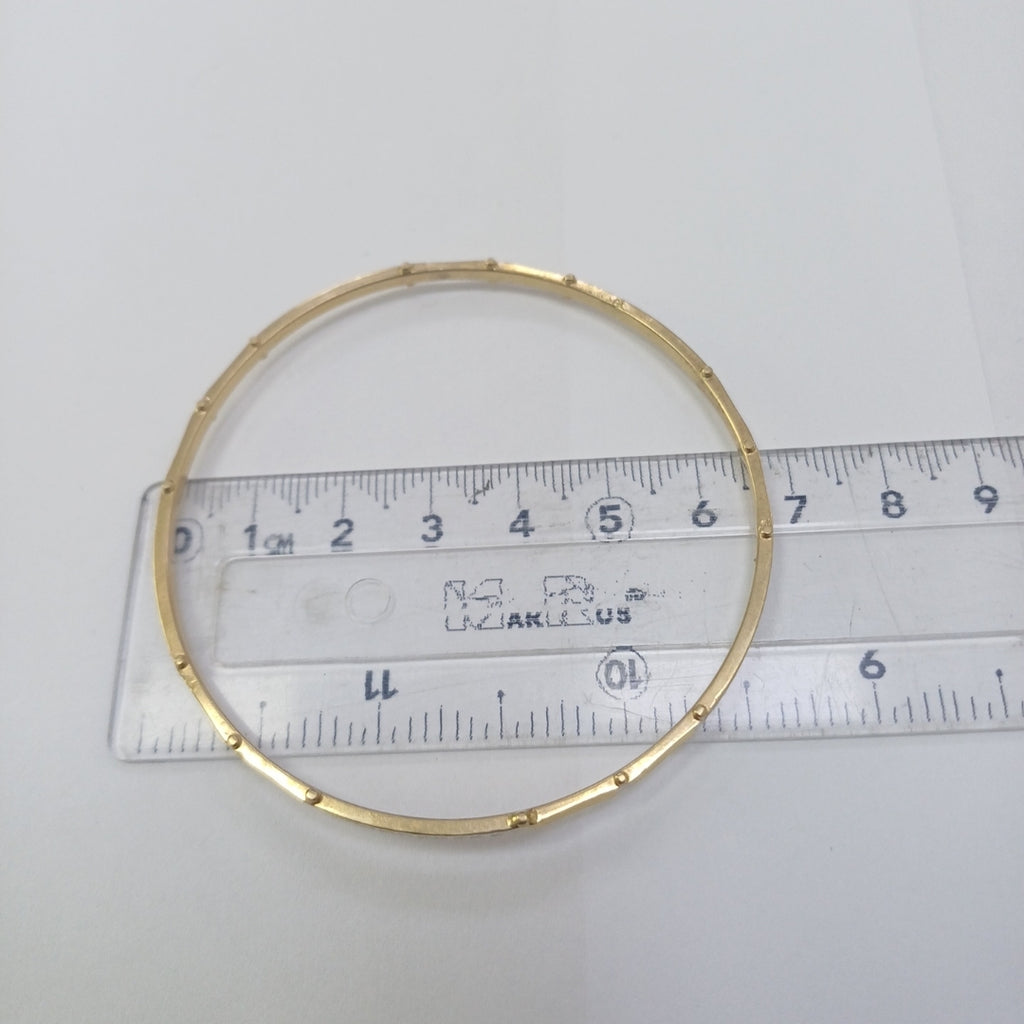 PULSERA RIGIDA ORO 18 K 10,00 GRMS (SEMINUEVO)