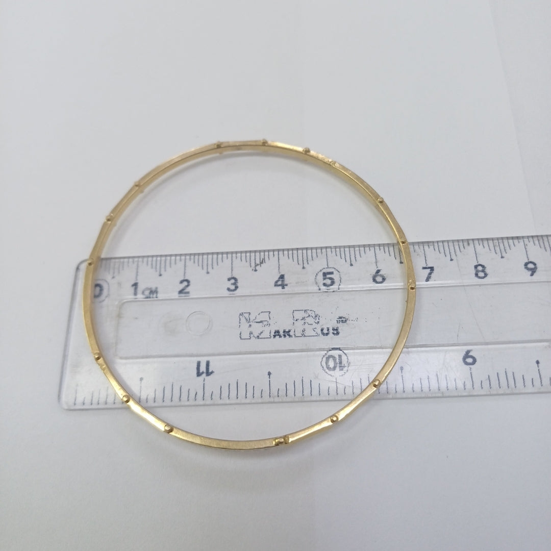 PULSERA RIGIDA ORO 18 K 10,00 GRMS (SEMINUEVO)