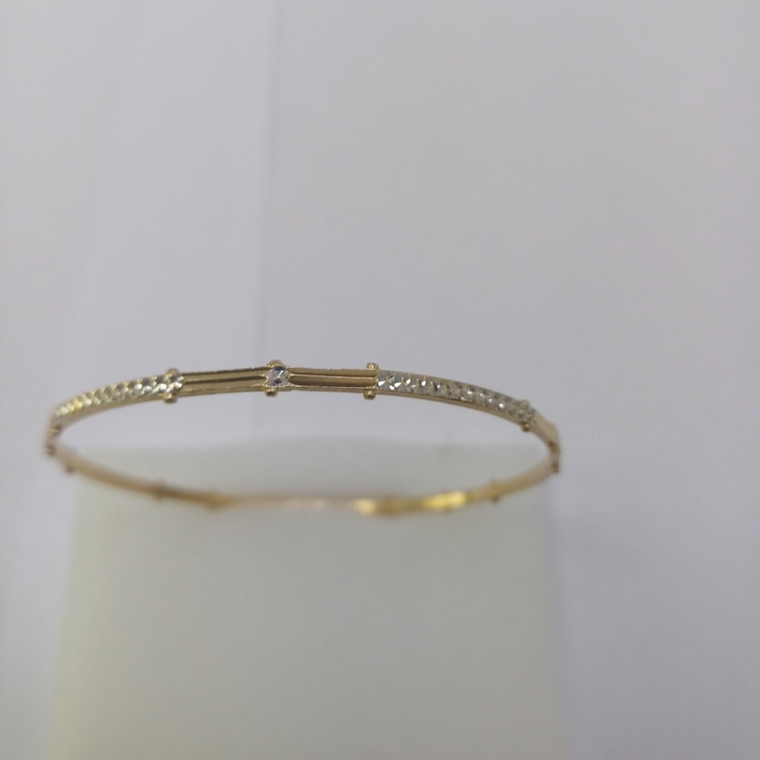 PULSERA RIGIDA ORO 18 K 9,90 GRMS (SEMINUEVO)