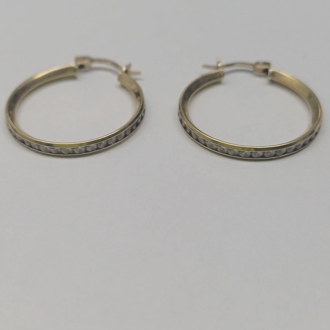 ARRACADAS PAR ORO 10 K 2.4 GRMS (SEMINUEVO)