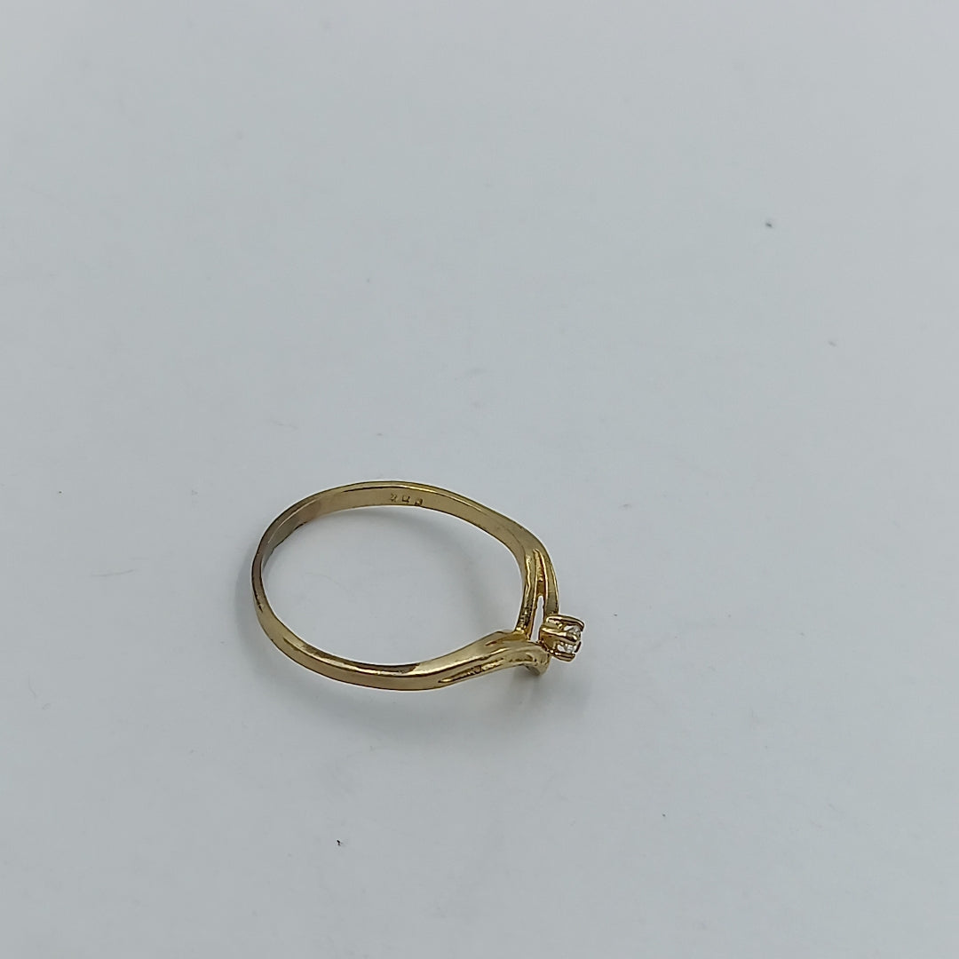 ANILLO ORO 10 K 0.8 GRMS (SEMINUEVO)