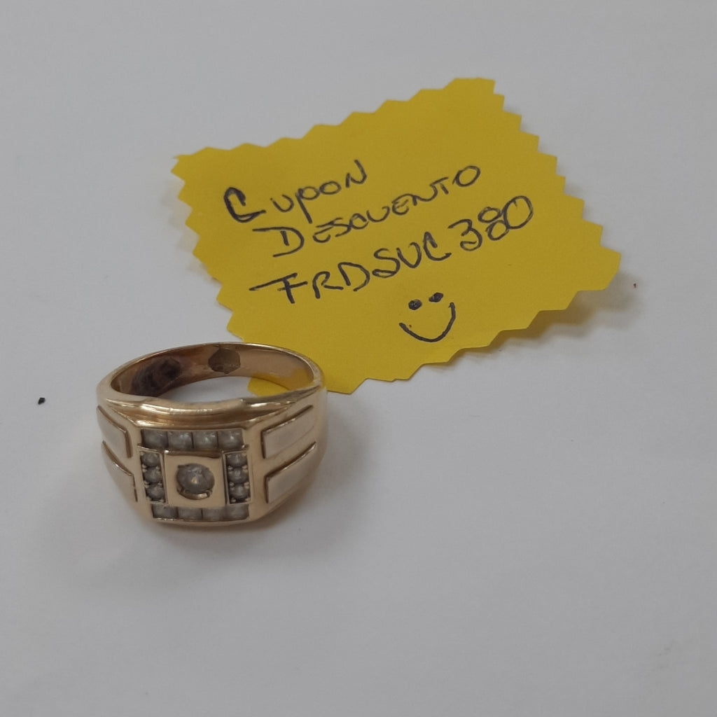 ANILLO ORO 14 K 7.3 GRMS (SEMINUEVO)