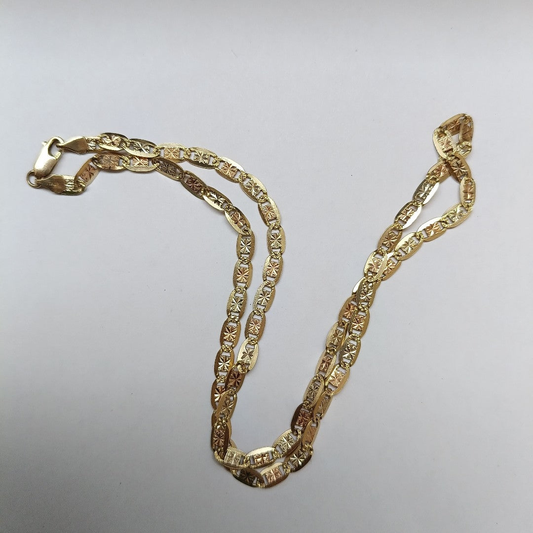 CADENA ORO COMBINADO 14 K 13,30 GRMS (SEMINUEVO)