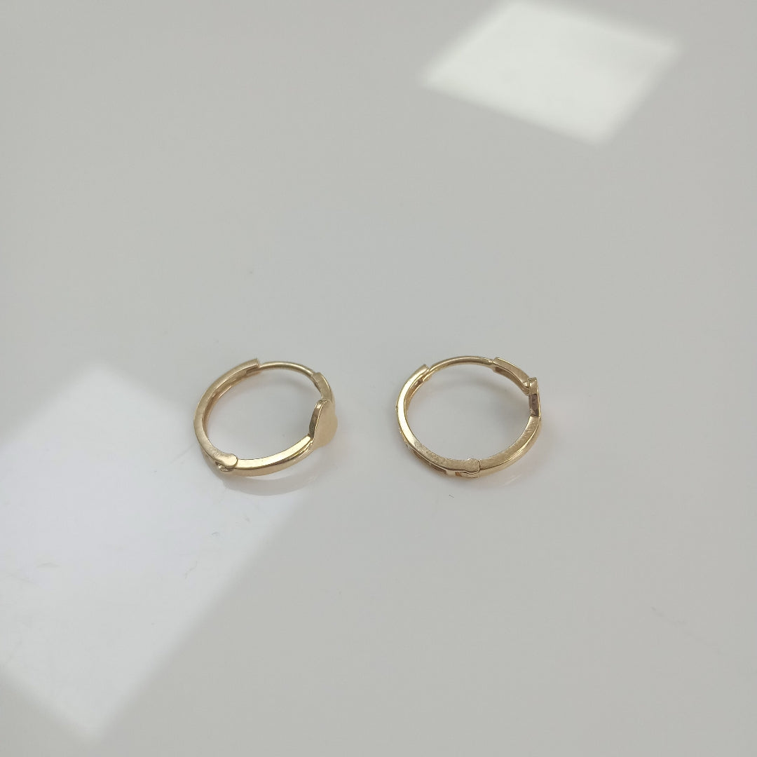 ARRACADAS PAR ORO 14 K 1.3 GRMS (SEMINUEVO)