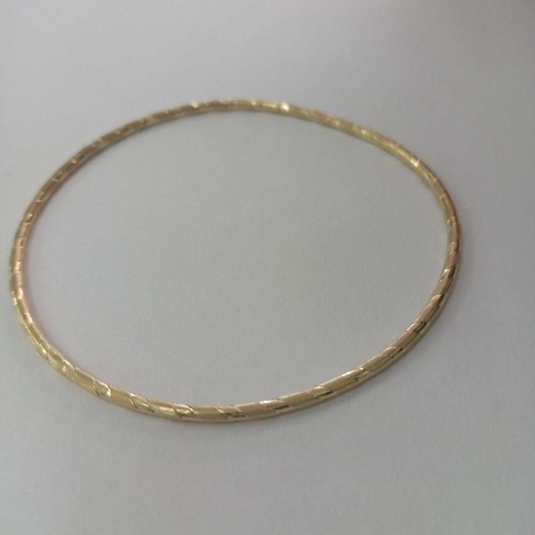 PULSERA RIGIDA ORO 14 K 2.9 GRMS (SEMINUEVO)