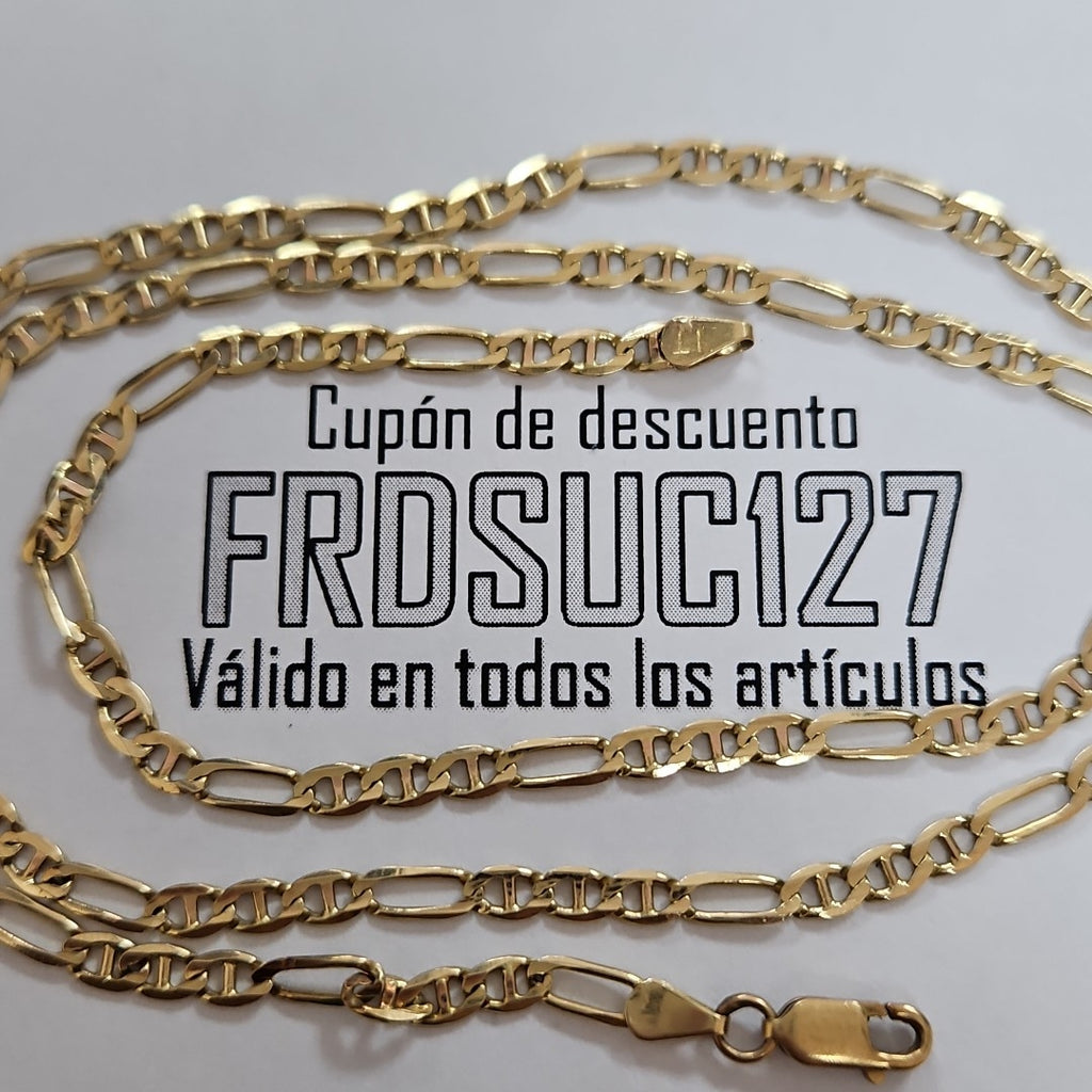 CADENA ORO 14 K 7.9 GRMS (SEMINUEVO)