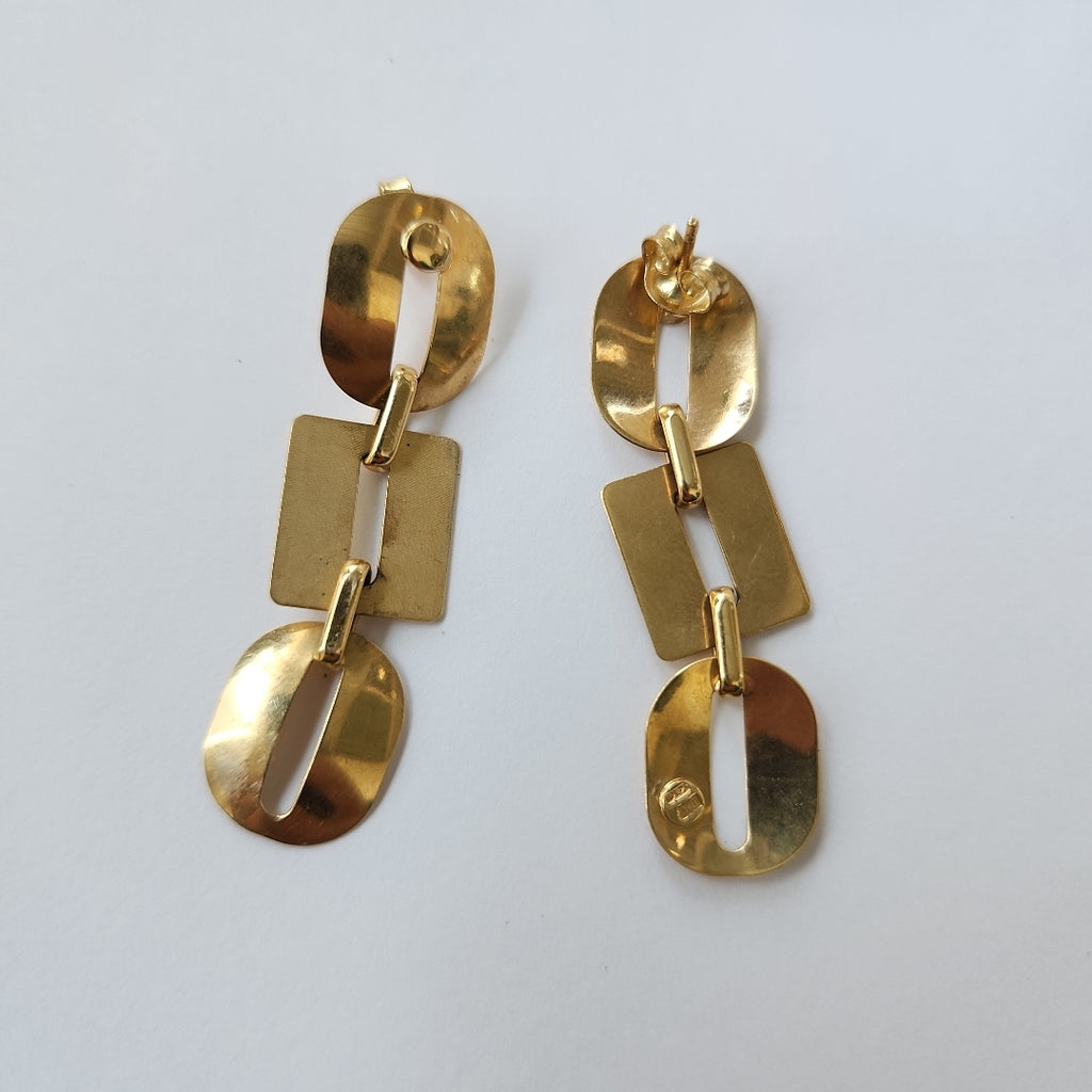 ARETES PAR ORO 14 K 4,90 GRMS (SEMINUEVO)