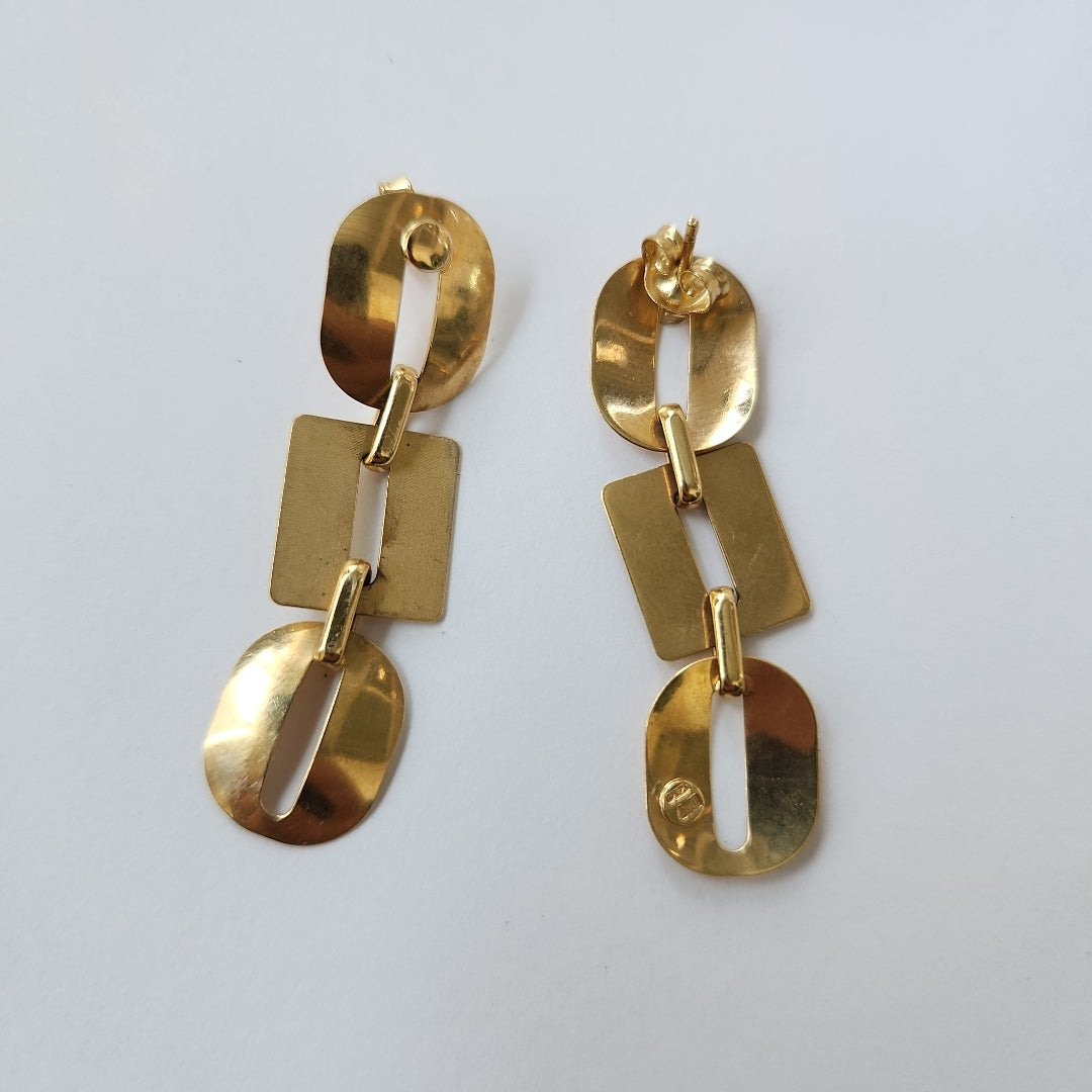 ARETES PAR ORO 14 K 4,90 GRMS (SEMINUEVO)