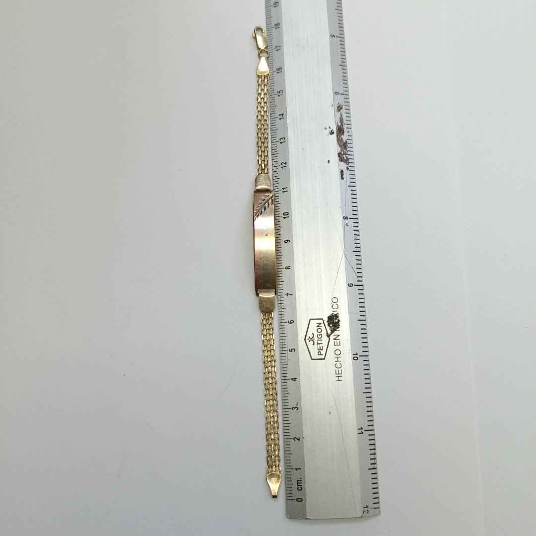 ESCLAVA ORO, ORO COMBINADO 14 K 6.9 GRMS (SEMINUEVO)