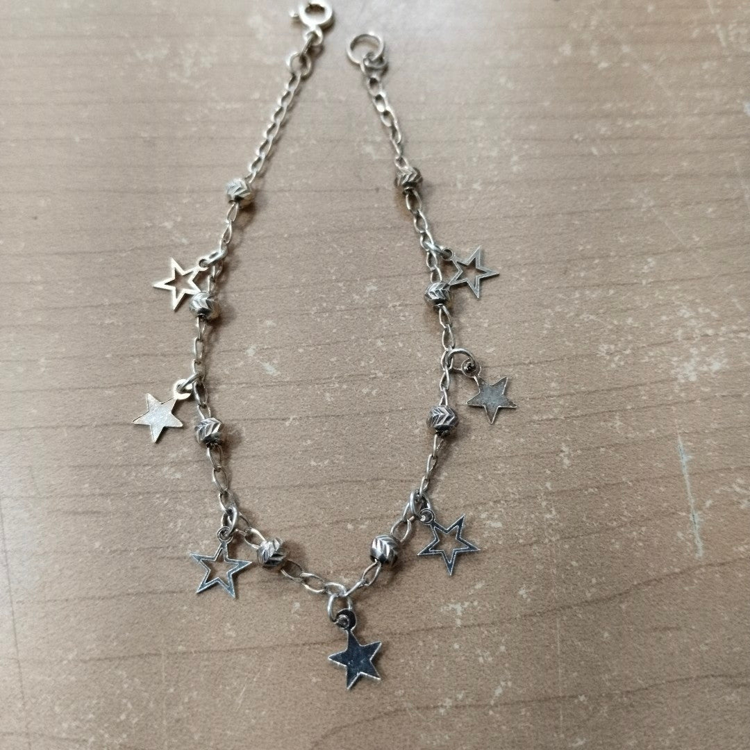 PULSERA TEJIDO ESPECIAL PLATA .925 18 CM 3.1 GR (NUEVO)
