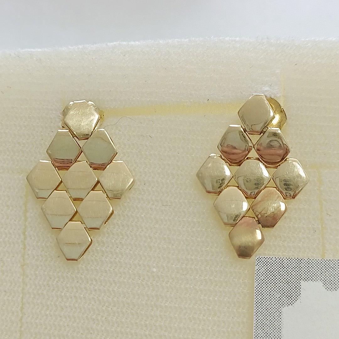ARETES PAR ORO 14 K 2.6 GRMS (SEMINUEVO)