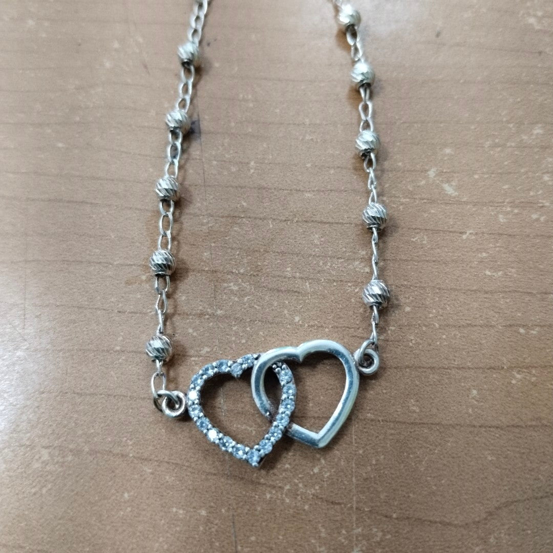 PULSERA TEJIDO TEJIDO ESPECIAL PLATA .925 18 CM 4.1 GR (NUEVO)