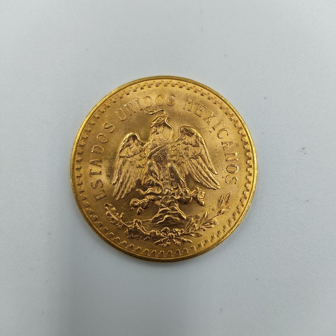 K1 41.6 GRMS 21 K IDENTIFICACIÓN MONEDA NOMINATIVA MONEDAS PESOS 50 PESO (SEMINUEVO)