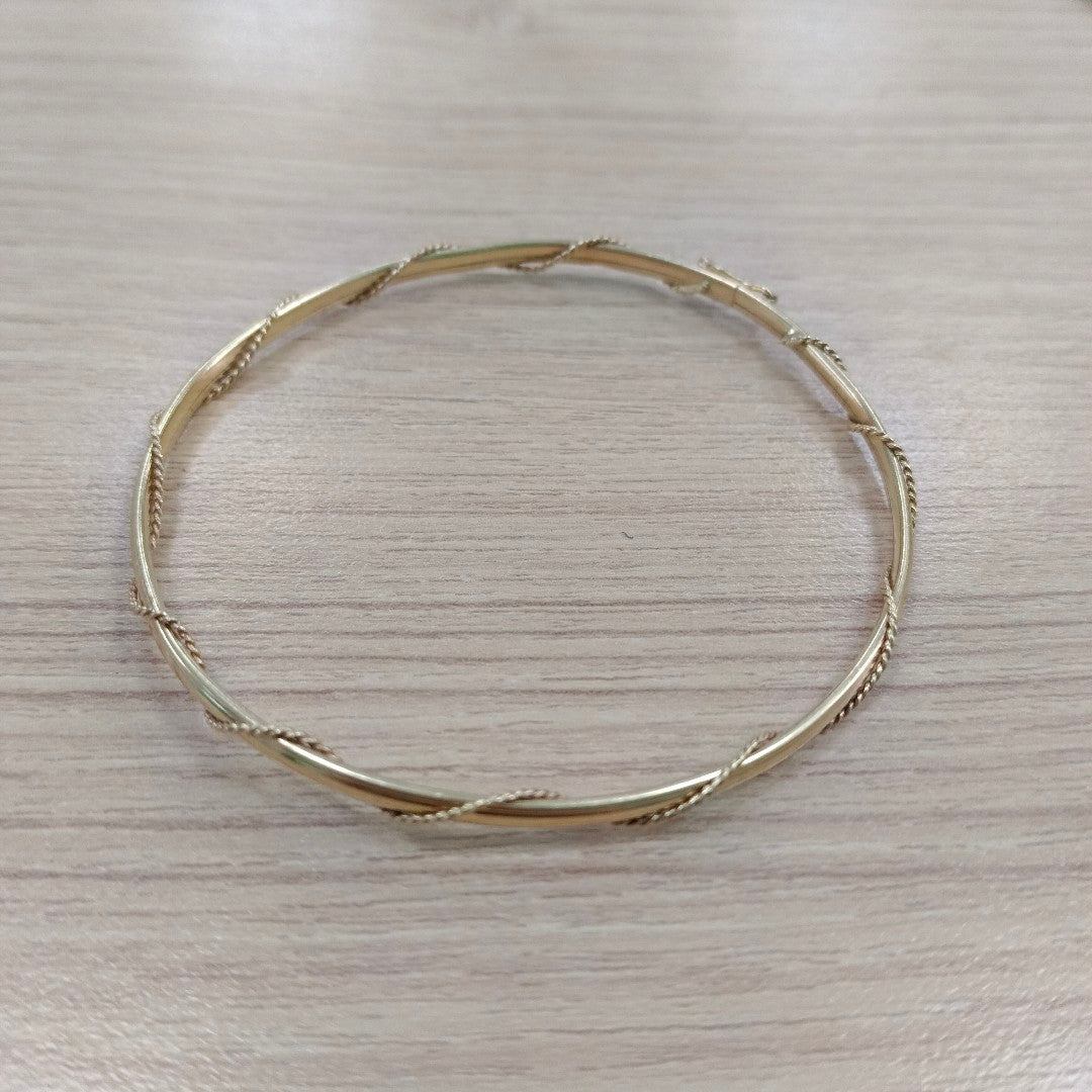 PULSERA RIGIDA ORO 14 K 6.1 GRMS (SEMINUEVO)