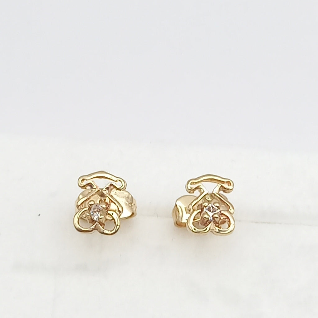 ARETES PAR ORO 10 K 1 GRMS (SEMINUEVO)
