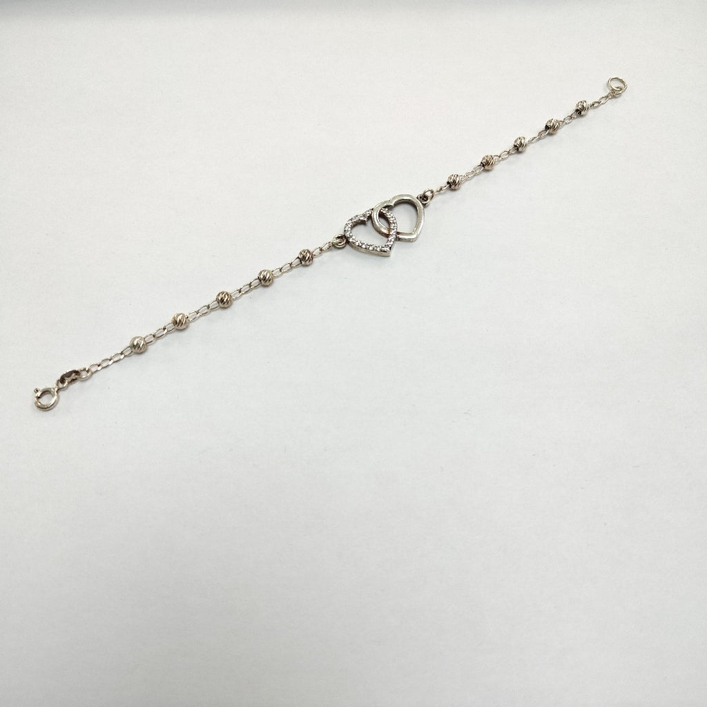 PULSERA TEJIDO TEJIDO ESPECIAL PLATA .925 18 CM 3.9 GR (NUEVO)