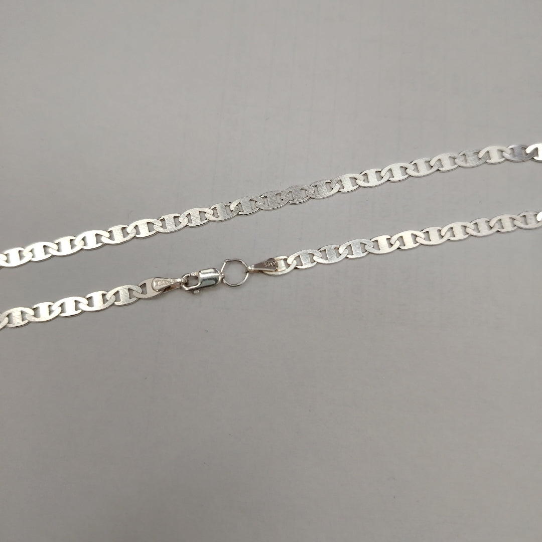 CADENA TEJIDO GUCHI PLATA .925 60 CM 9.1 GR (NUEVO)