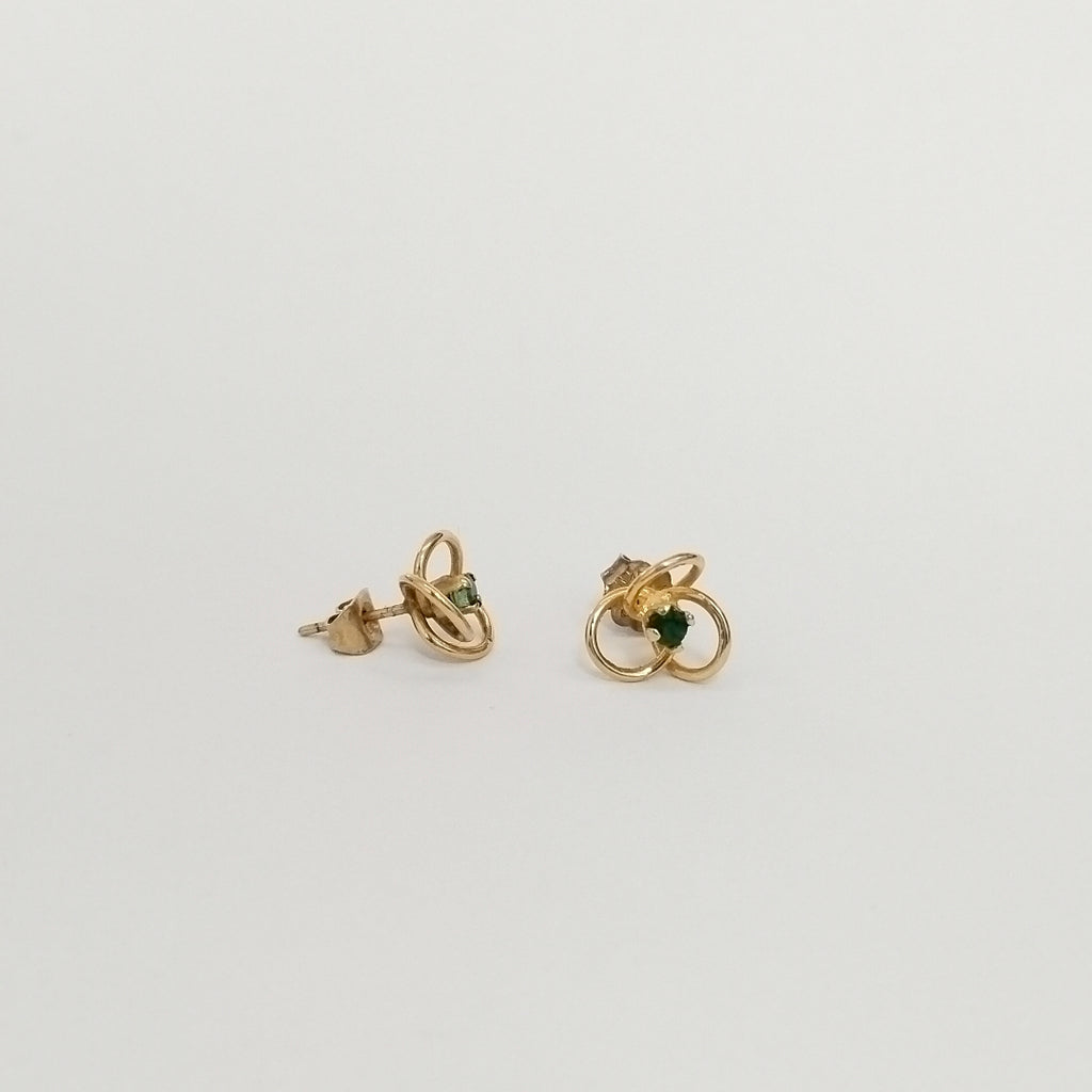 BROQUELES PAR ORO 14 K 1,50 GRMS (SEMINUEVO)