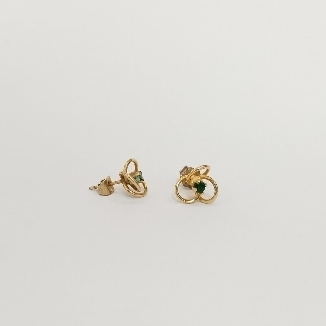 BROQUELES PAR ORO 14 K 1,50 GRMS (SEMINUEVO)