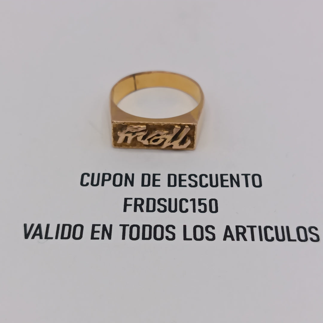ANILLO ORO 10 K 5.8 GRMS (SEMINUEVO)