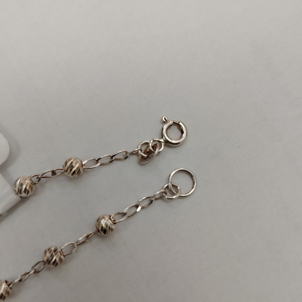 PULSERA TEJIDO ESPECIAL PLATA .925 18 CM 2.8 GR (NUEVO)