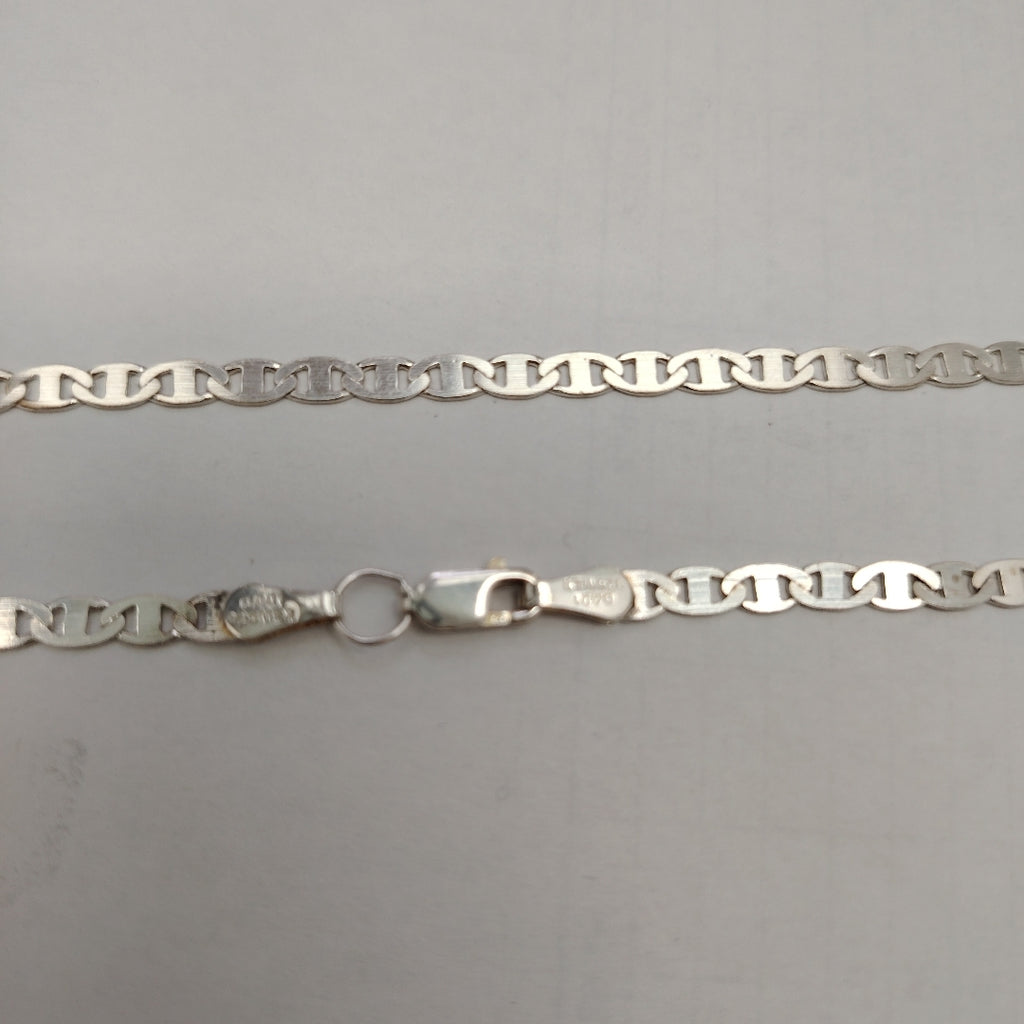 CADENA TEJIDO GUCHI PLATA .925 60 CM 9.3 GR (NUEVO)
