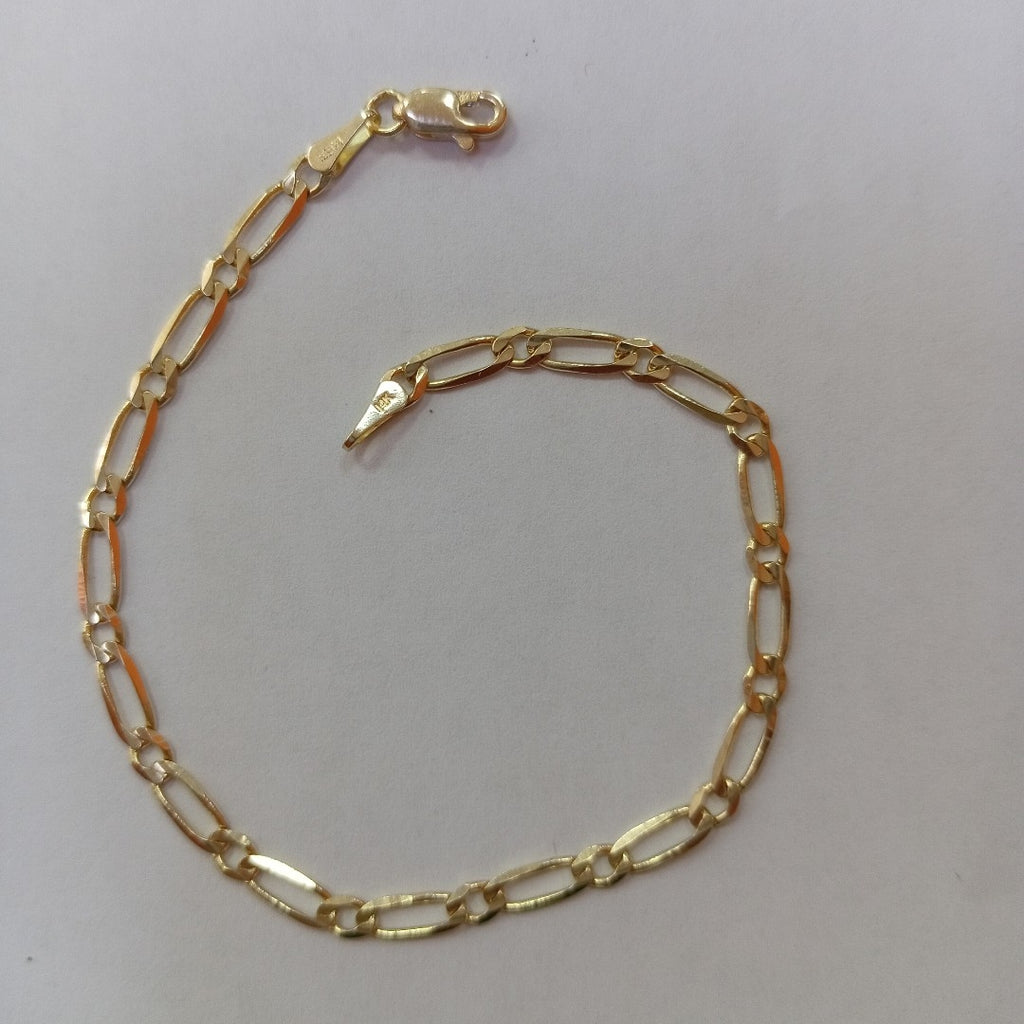 PULSERAS 1X1 ORO 14K 18 CM 2.6 GR (NUEVO)