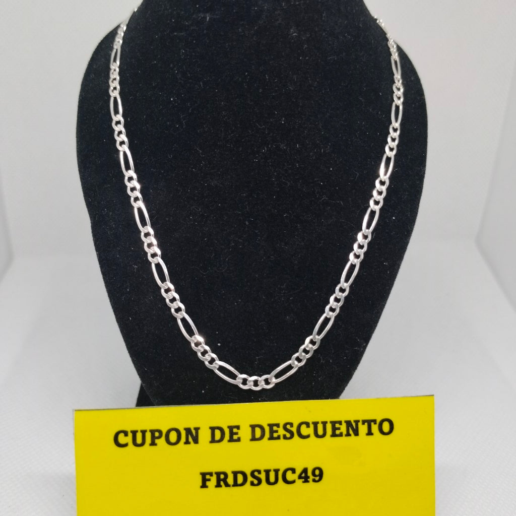 CADENA TEJIDO 3X1 PLATA .925 55 CM 7.4 GR (NUEVO)