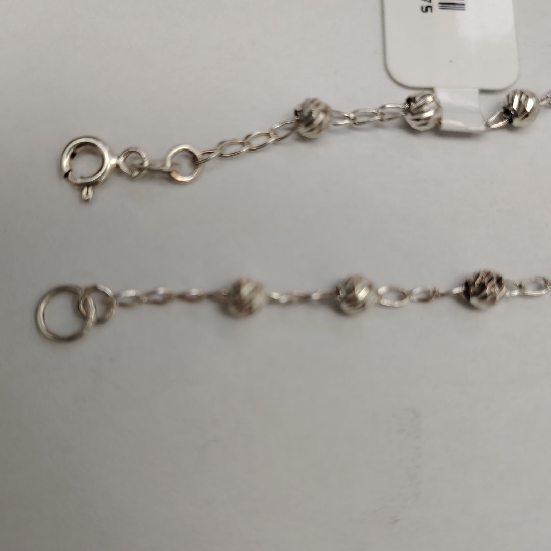 PULSERA TEJIDO TEJIDO ESPECIAL PLATA .925 18 CM 4.1 GR (NUEVO)