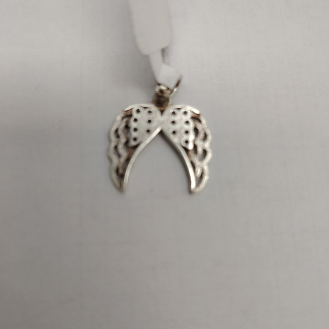 DIJE ALAS C/CIRCONIAS PLATA .925 2.2 GR (NUEVO)