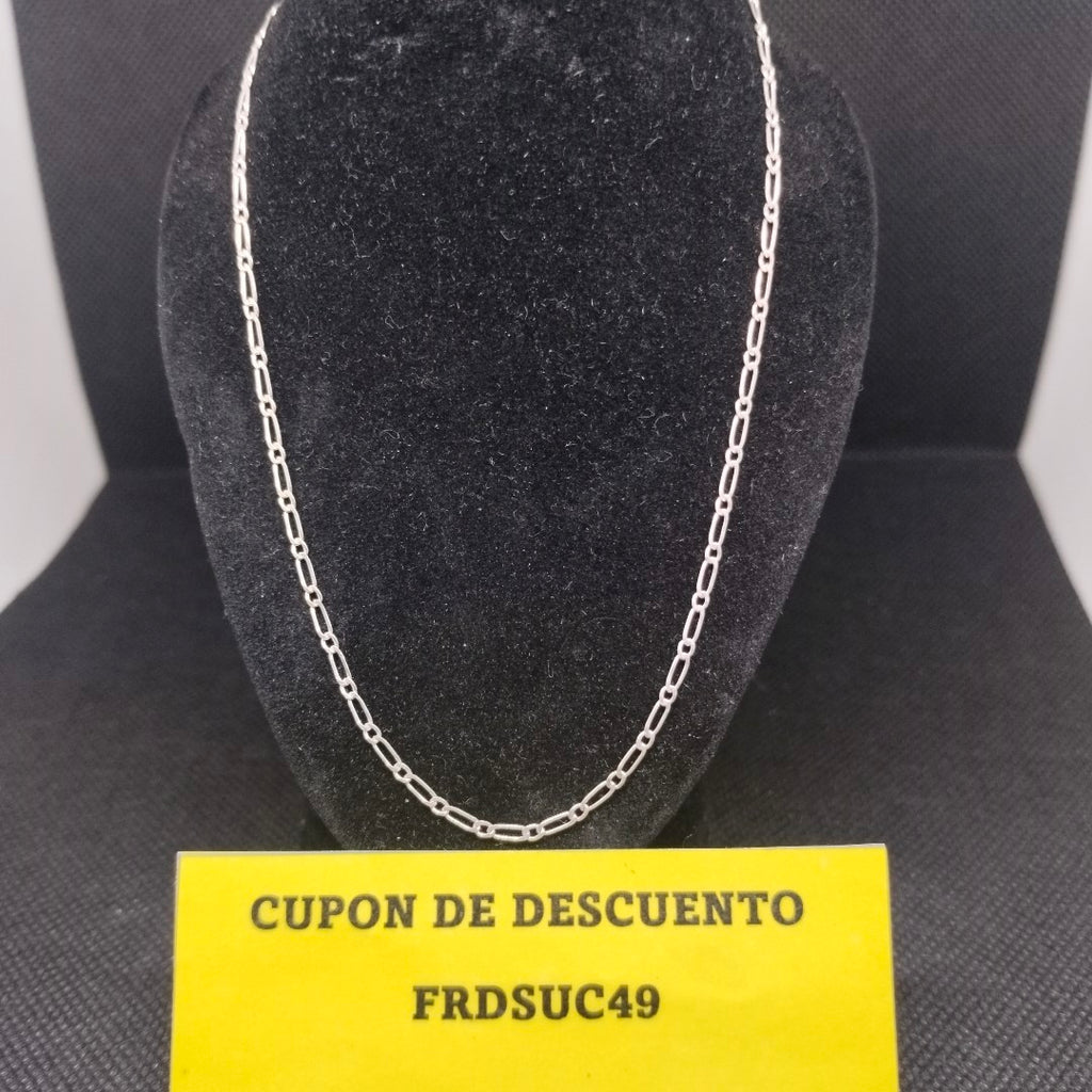 CADENA TEJIDO 1X1 PLATA .925 55 CM 3 GR (NUEVO)