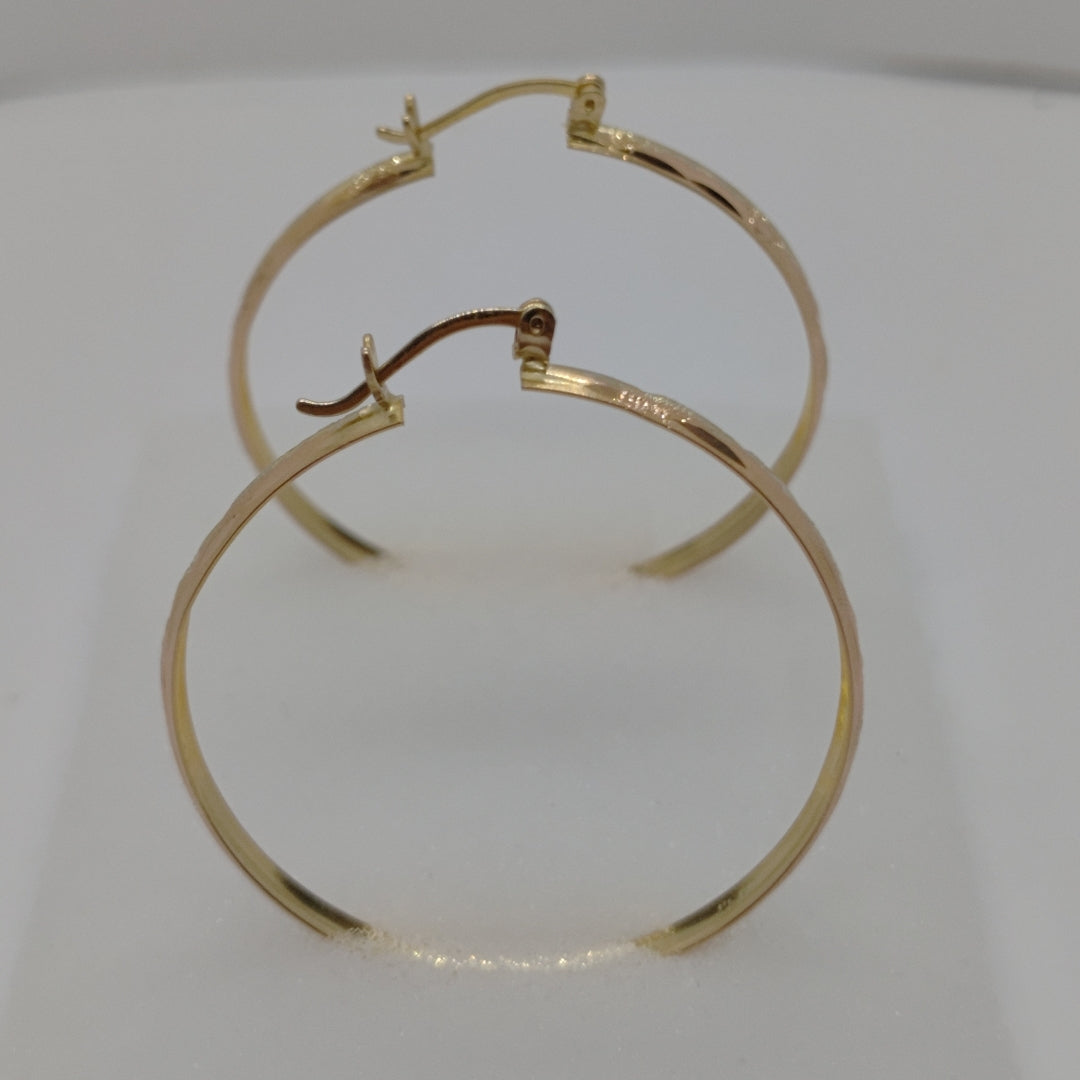 ARRACADAS PAR ORO 10 K 3,50 GRMS (SEMINUEVO)