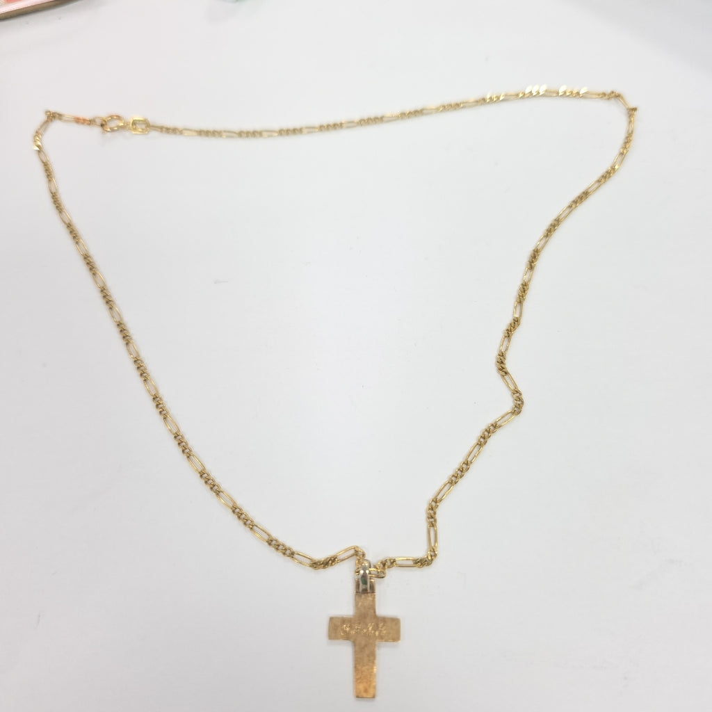 CADENA, CRUZ ORO 14 K 3.9 GRMS (SEMINUEVO)