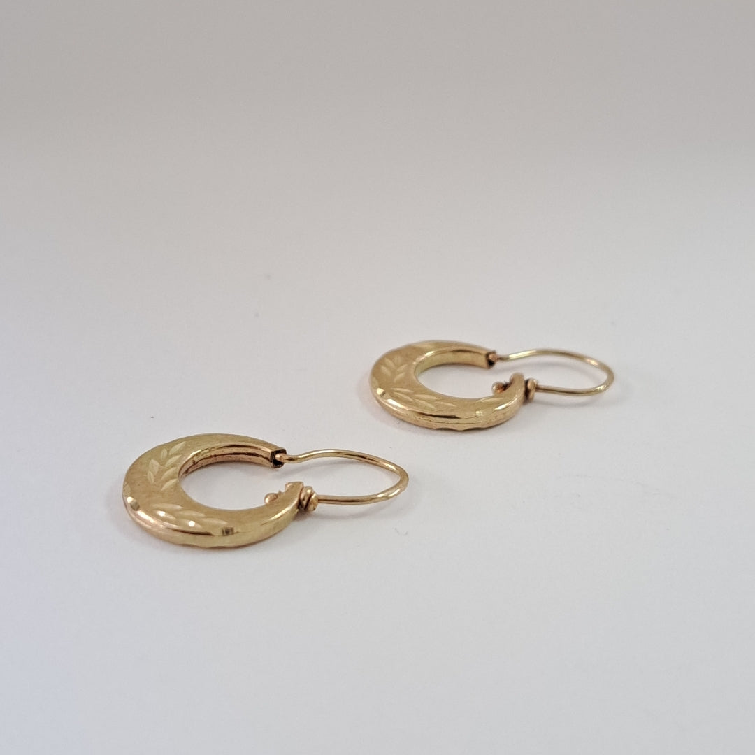 ARRACADAS PAR ORO 10 K 1,20 GRMS (SEMINUEVO)