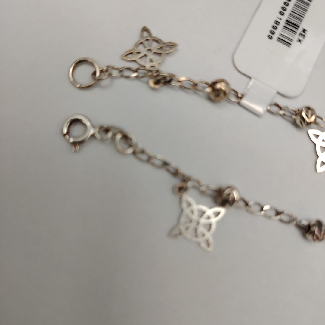 PULSERA TEJIDO ESPECIAL PLATA .925 18 CM 3.2 GR (NUEVO)