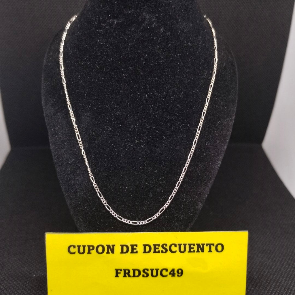 CADENA TEJIDO 3X1 PLATA .925 50 CM 2.3 GR (NUEVO)