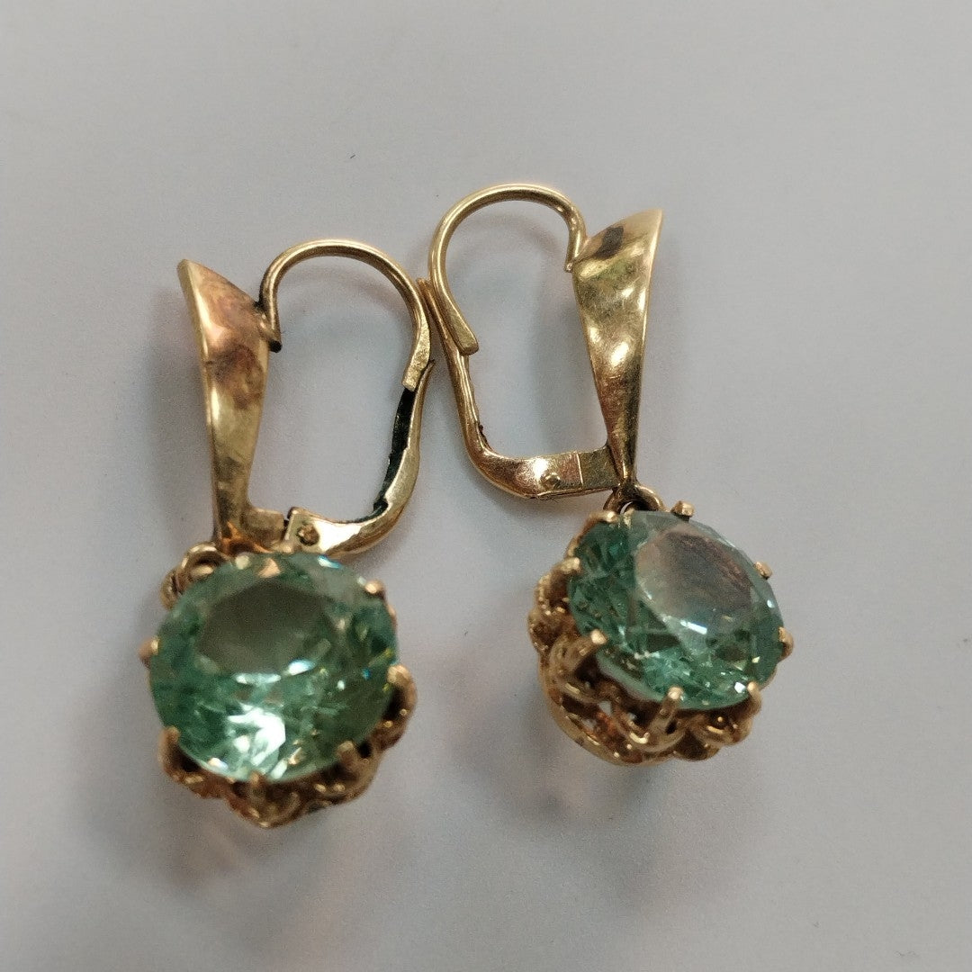 ARETES PAR ORO 14 K 6.6 GRMS (SEMINUEVO)