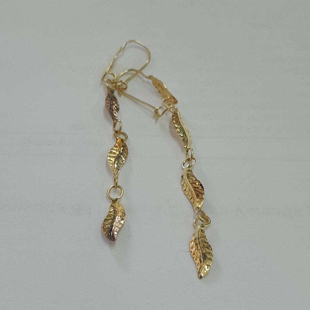 ARETES PAR ORO 10 K 1,00 GRMS (SEMINUEVO)