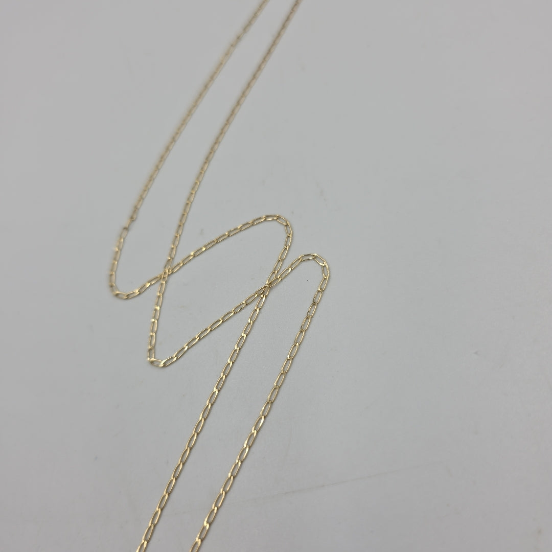 CADENAS TEJIDO ESLABONES ORO 10K 60 CM 2.1 GR (NUEVO)