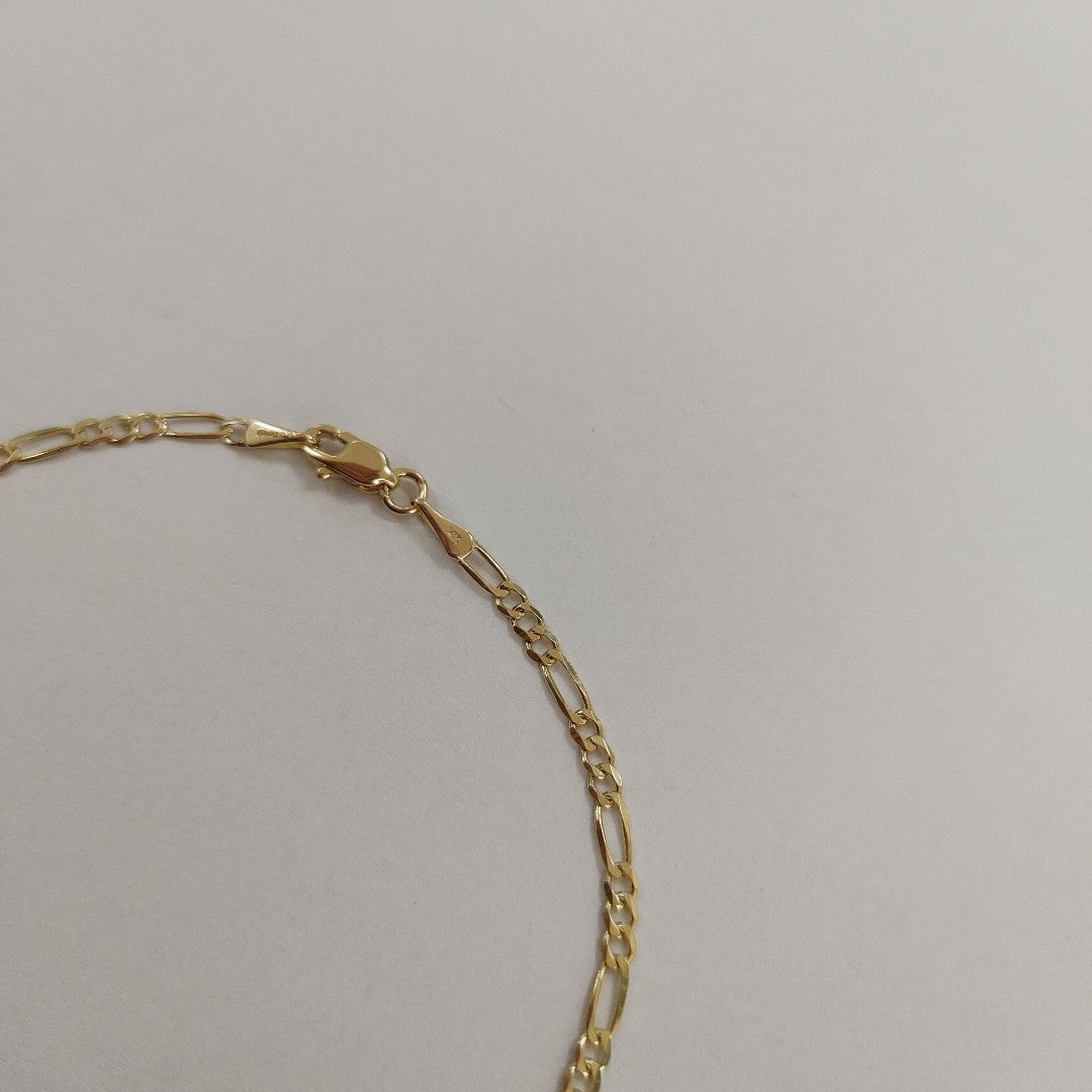 PULSERAS 3X1 ORO 14K 21 CM 2 GR (NUEVO)
