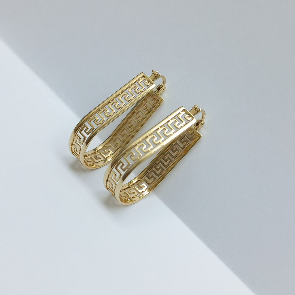ARRACADAS PAR ORO 14 K 6,20 GRMS (SEMINUEVO)