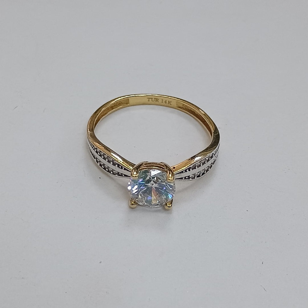 SOLITARIO ORO 14 K 1.7 GRMS (SEMINUEVO)