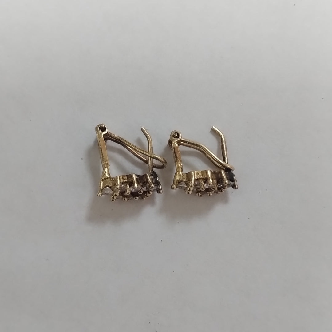 ARETES PAR ORO 14 K 2.6 GRMS (SEMINUEVO)