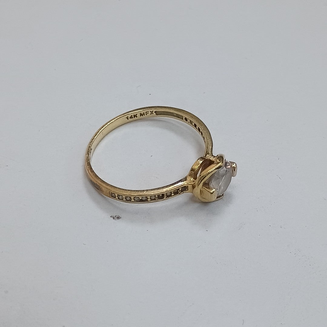 SOLITARIO ORO 14 K 2.1 GRMS (SEMINUEVO)