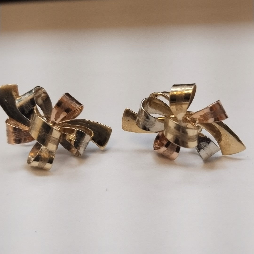 ARETES PAR ORO 10 K 7,30 GRMS (SEMINUEVO)