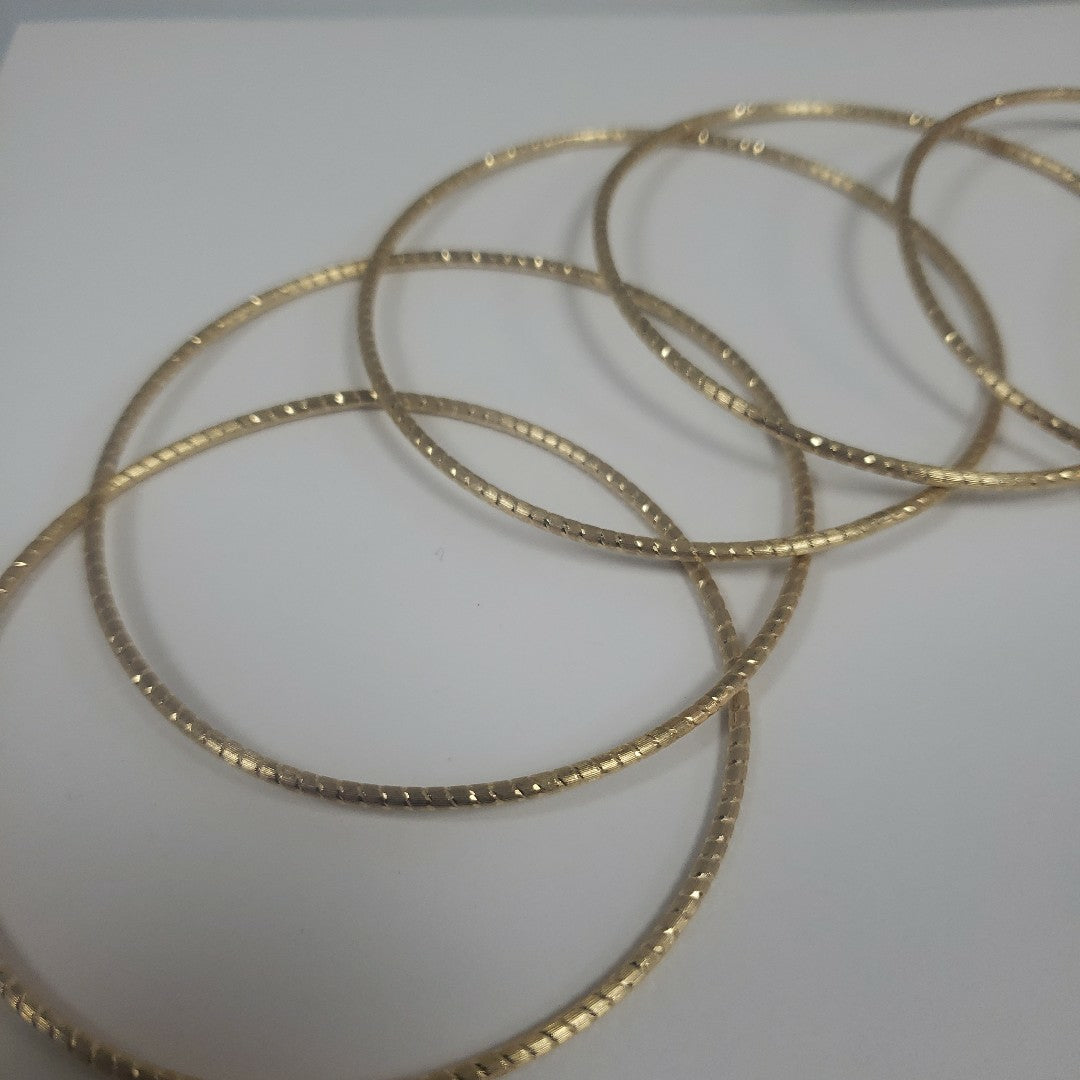 SEMANARIO DE PULSERAS ORO 14 K 29.4 GRMS (SEMINUEVO)