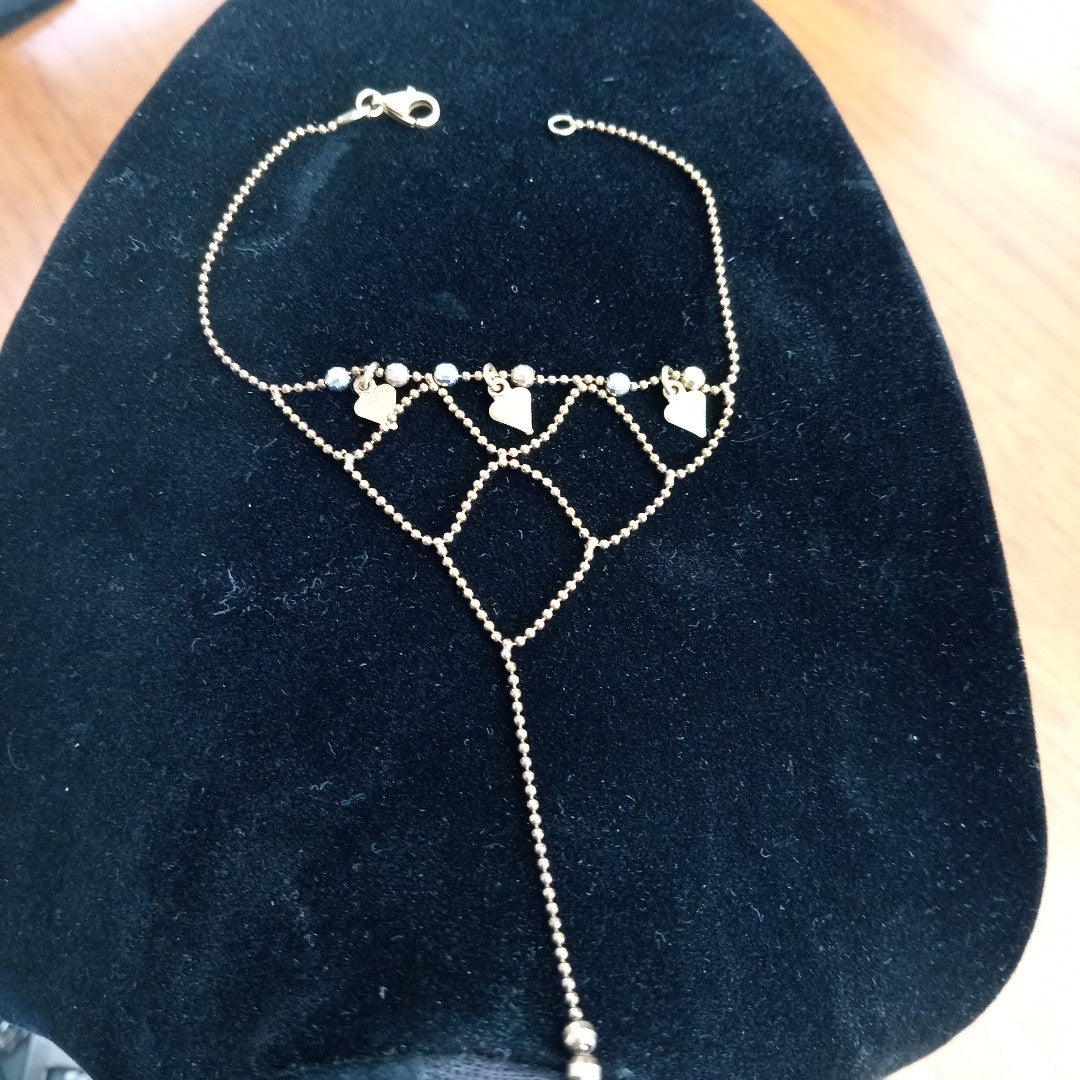 PULSERA ORO COMBINADO 14 K 4,90 GRMS (SEMINUEVO)