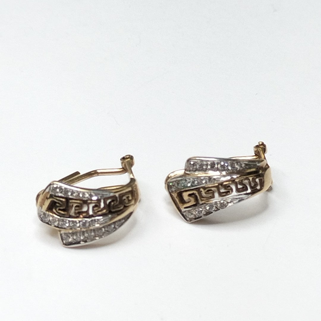 ARETES PAR ORO 14 K 4.6 GRMS (SEMINUEVO)