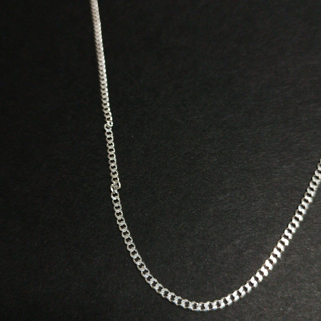 CADENA TEJIDO BARBADO PLATA .925 55 CM 5.3 GR (NUEVO)