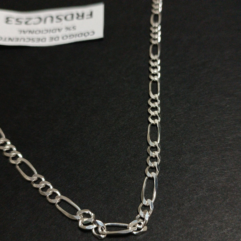 CADENA TEJIDO 3X1 PLATA .925 60 CM 17.4 GR (NUEVO)